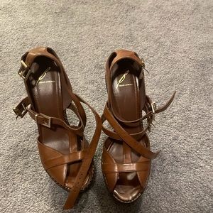 B Brian Atwood platform sandal